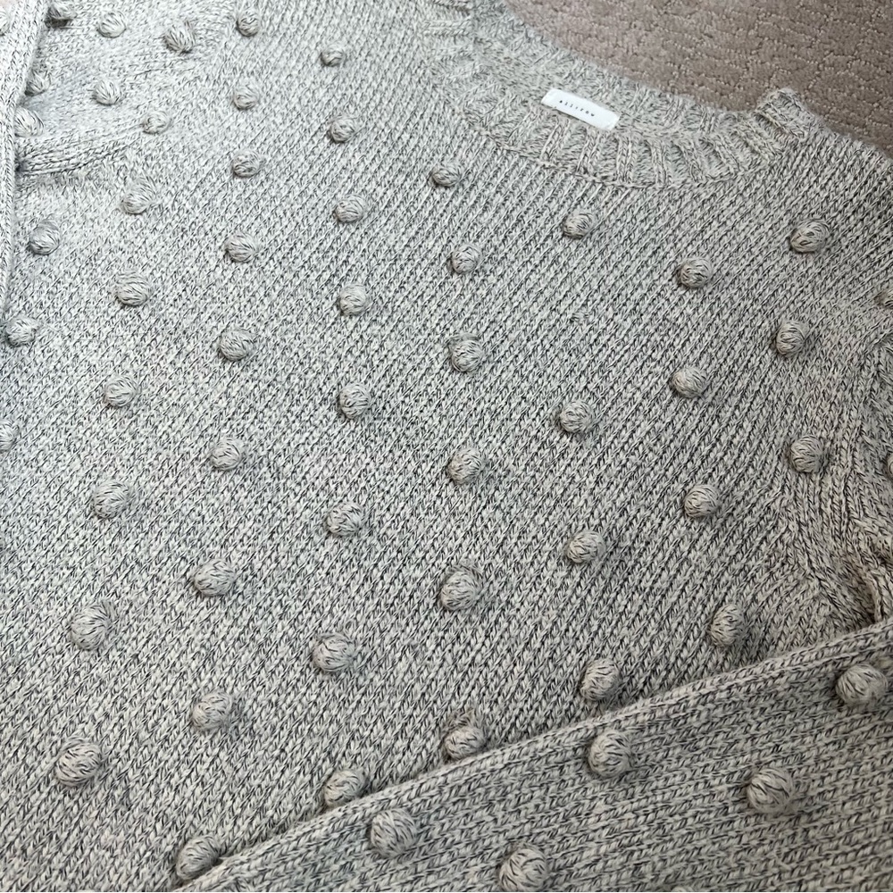 All:Row Chunky Knit Pom Pom Sweater - Picture 8 of 12